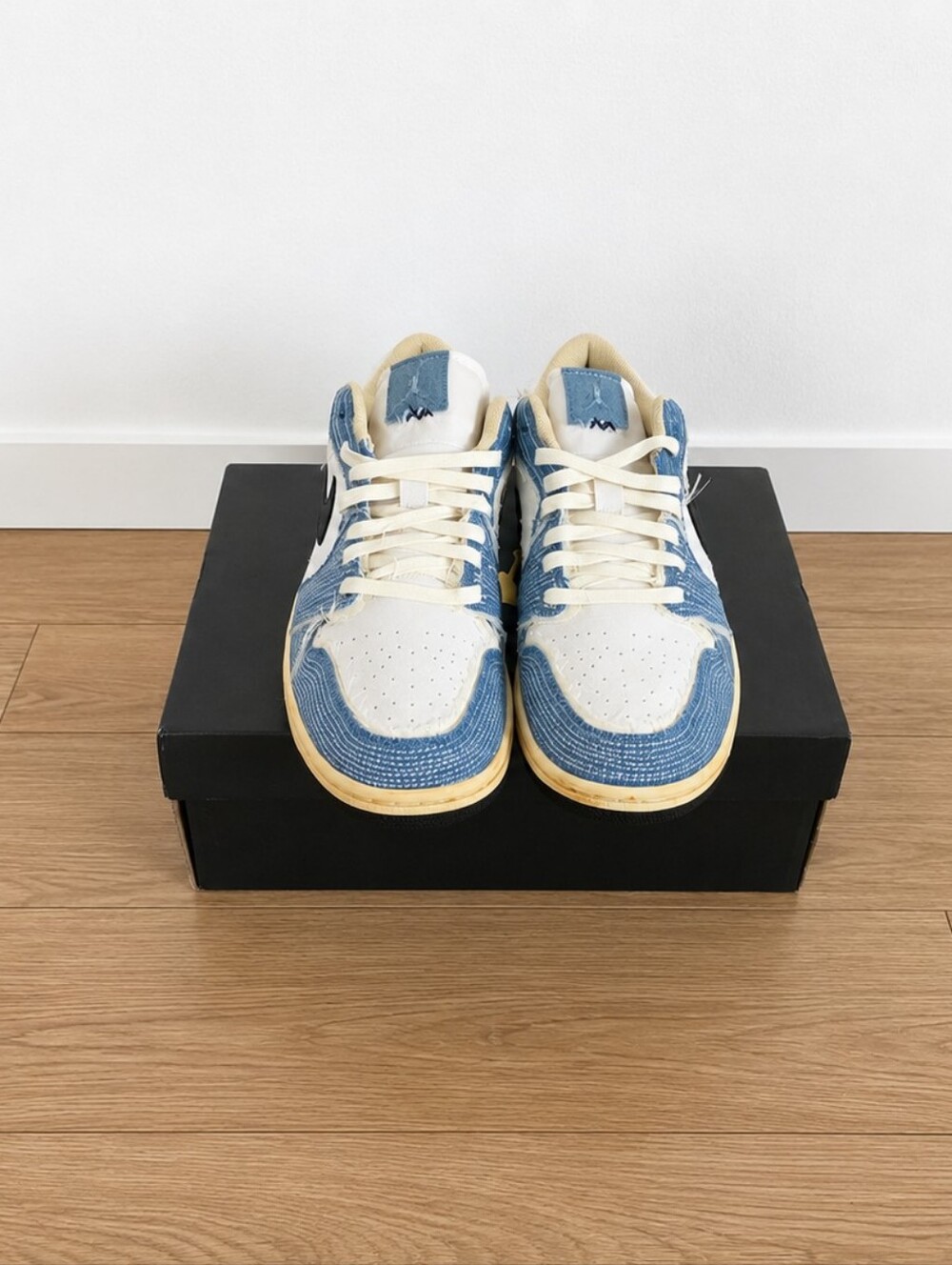 Nike Air Jordan 1 Low Word Make Japan - Sashoki Denim - Picture 3 of 7